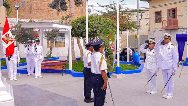 Alcalde participa de ceremonia en conmemoración de los 145 AÑOS DEL COMBATE DE ANGAMOS