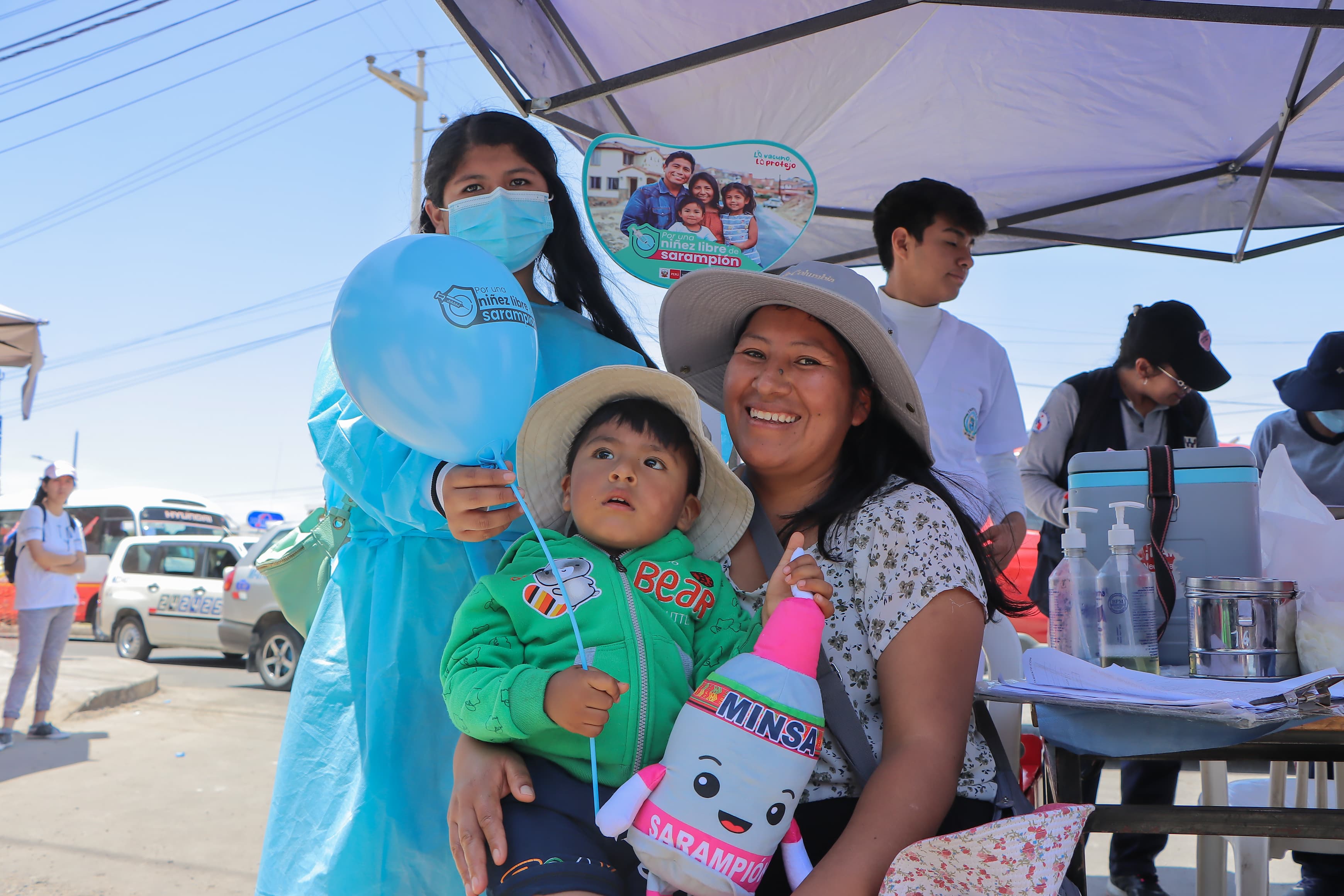 Intensifican campaña de vacunación contra el Sarampión en Tacna