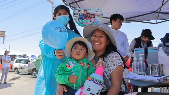 Intensifican campaña de vacunación contra el Sarampión en Tacna