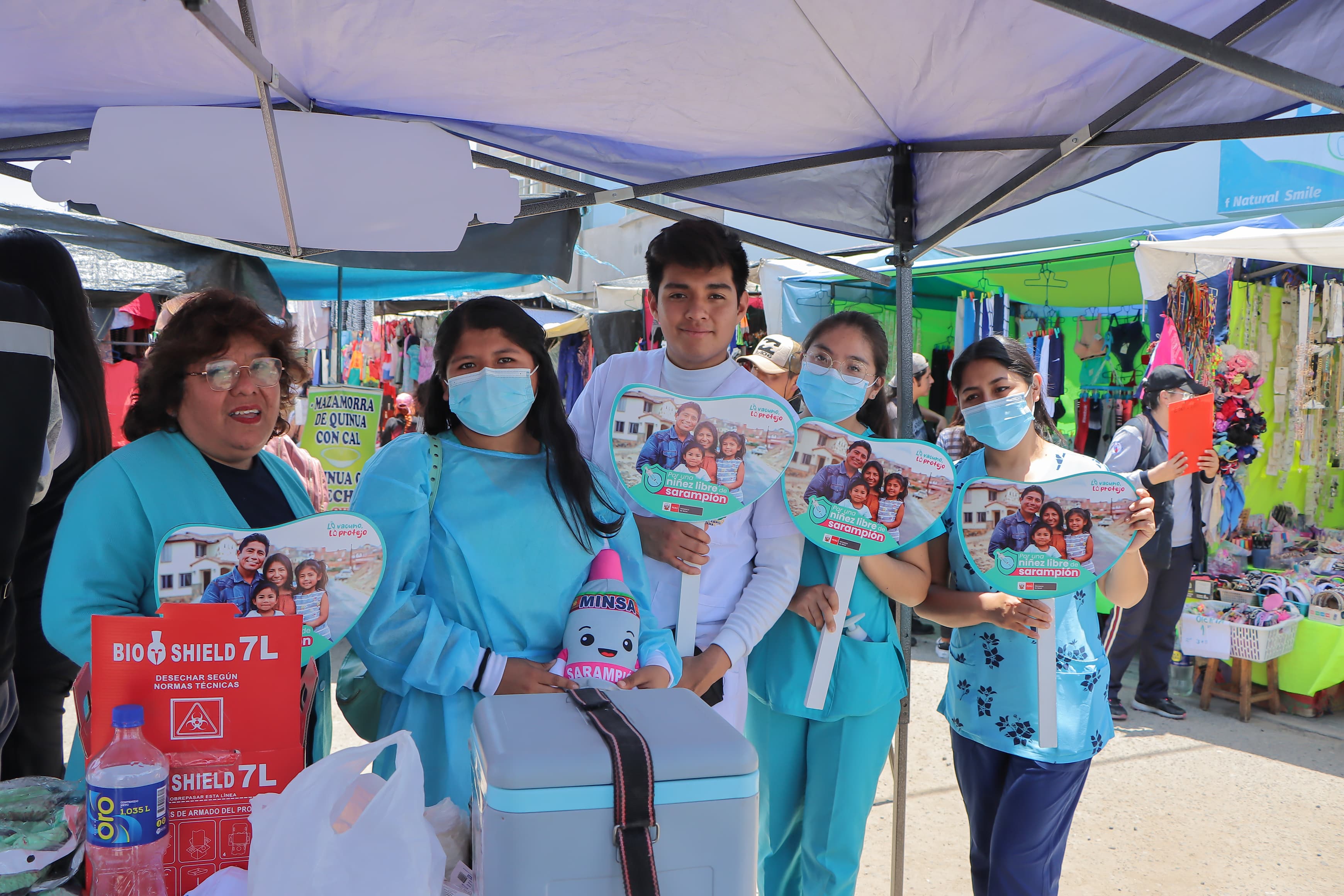 Intensifican campaña de vacunación contra el Sarampión en Tacna