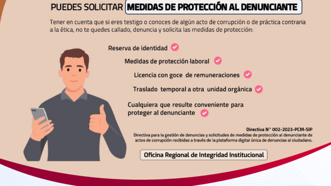 Oficina Regional de Integridad Institucional promueve una gestión con valores, principios y normas