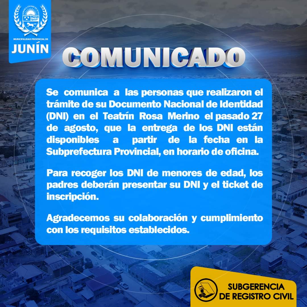 Comunicado