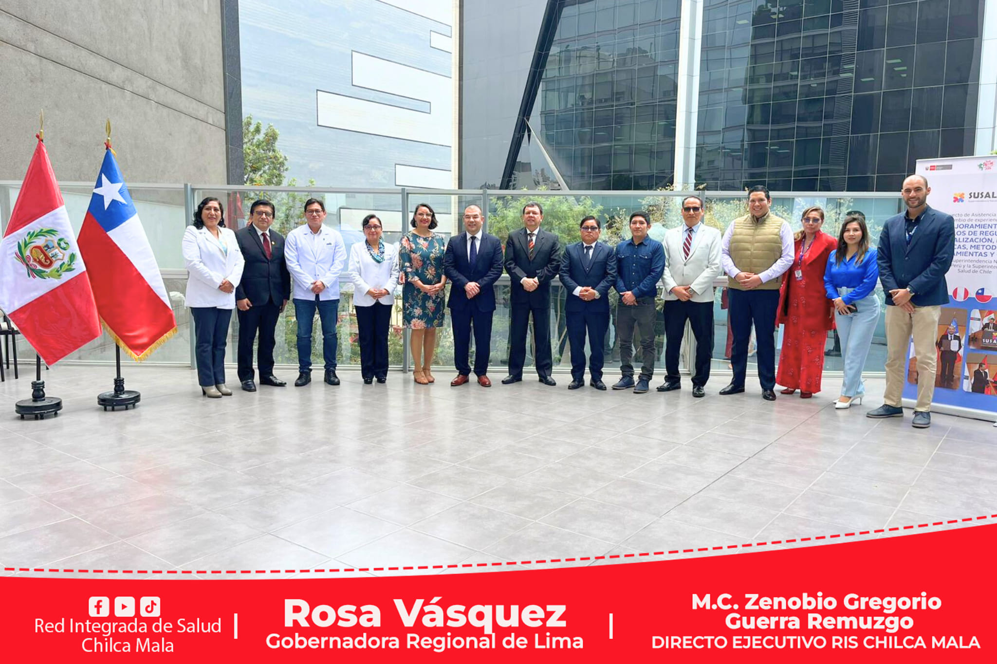 Director Ejecutivo de la RIS Chilca Mama participó de la apertura de la Superintendencia de Salud Chile de SuSalud