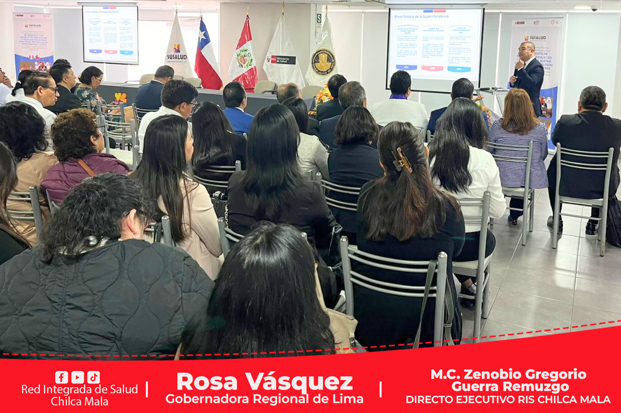 Director Ejecutivo de la RIS Chilca Mama participó de la apertura de la Superintendencia de Salud Chile de SuSalud