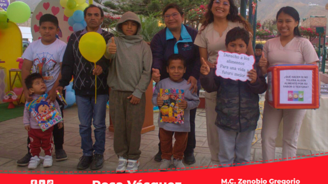 RIS Chilca Mala realiza sesión demostrativa de alimentos saludables en Santa Cruz de Flores.