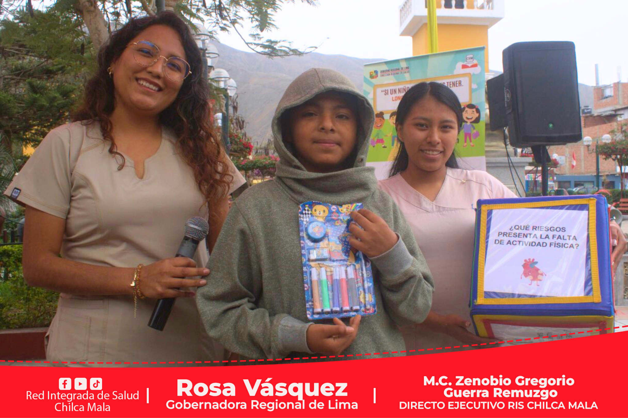 RIS Chilca Mala realiza sesión demostrativa de alimentos saludables en Santa Cruz de Flores.