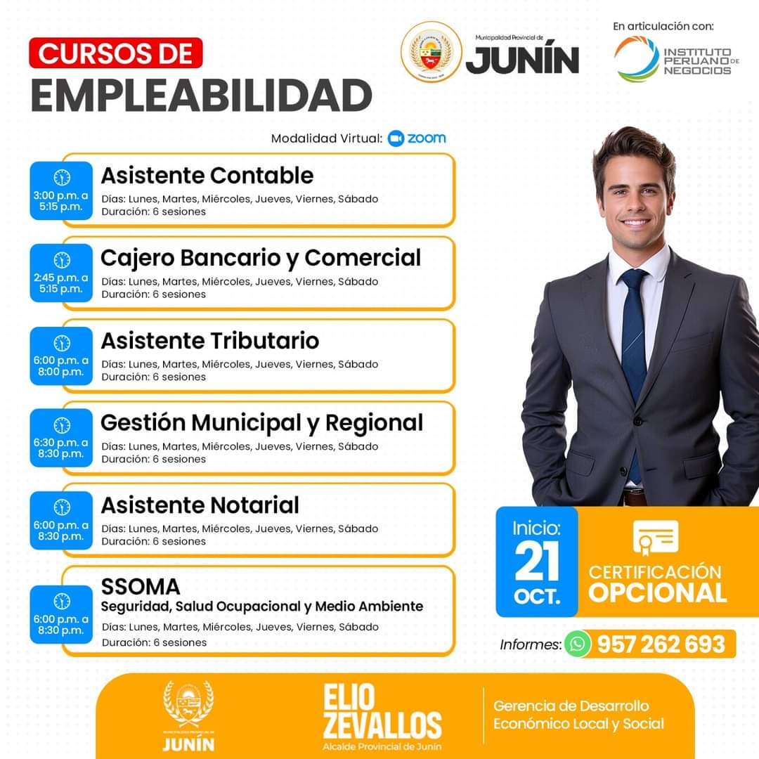 Lista de cursos