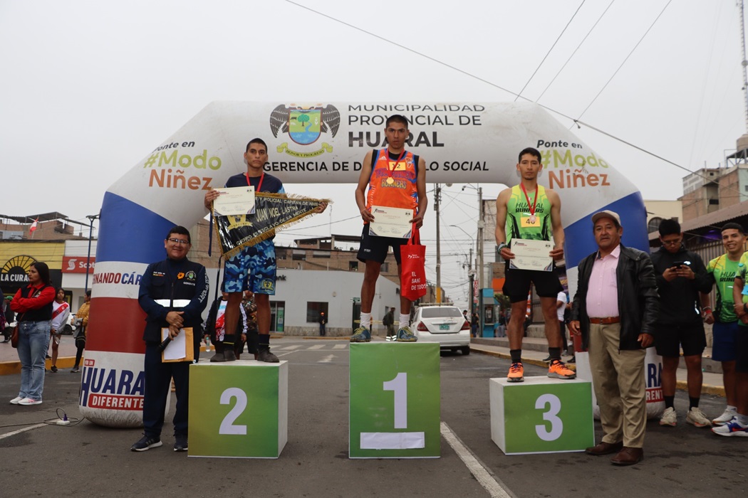 Carrera Pedestre 4k por el 134 Aniversario del Distrito de Huaral