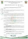 Vista preliminar de documento N°185 RESOLUCION DE ALCALDIA