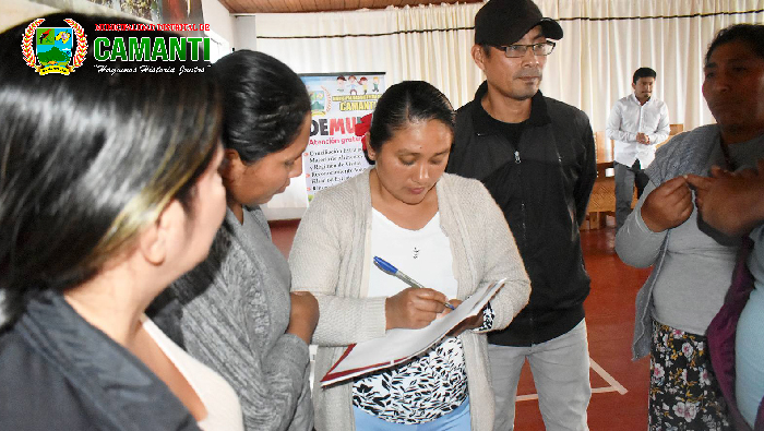 Rotundo éxito en la Escuela de Padres de la I.E.I N.° 50497 "Rosa de América" de Quincemil organizada por la DEMUNA de Camanti