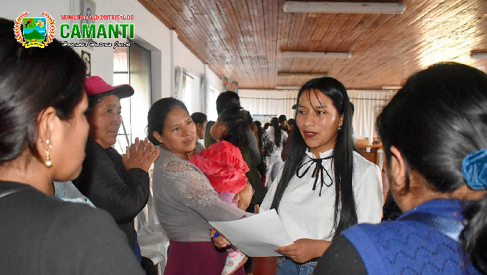 Rotundo éxito en la Escuela de Padres de la I.E.I N.° 50497 "Rosa de América" de Quincemil organizada por la DEMUNA de Camanti