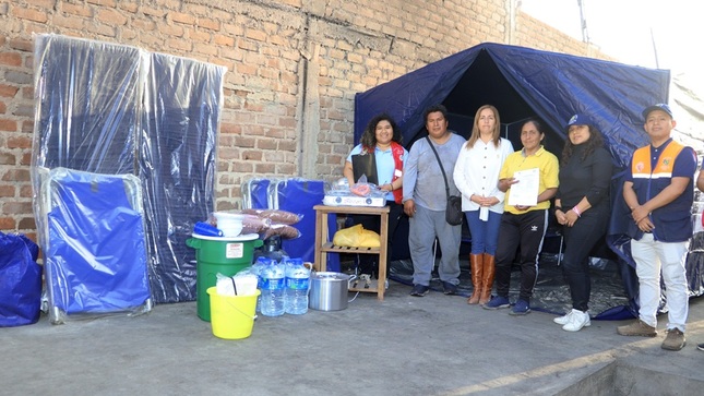 Municipalidad Provincial entregó ayuda humanitaria a familia afectada por incendio 