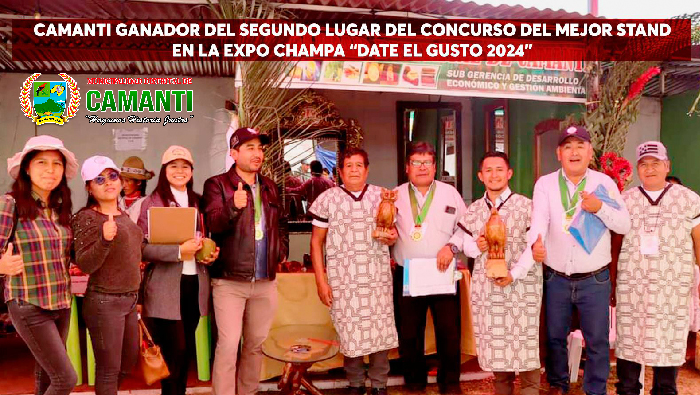 Participación destacada de agricultores y artesanos camantinos en la Feria Expo Champa 2024 impulsada por la Municipalidad de Camanti