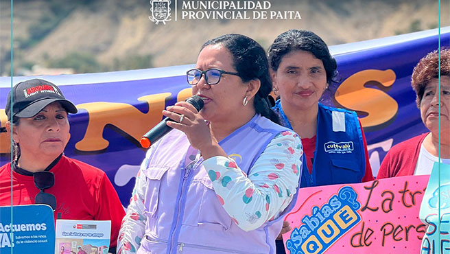 Municipalidad se une a la campaña "Sin clientes no hay trata, denuncia la trata de personas”