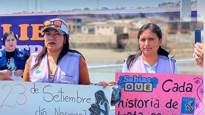 Municipalidad se une a la campaña "Sin clientes no hay trata, denuncia la trata de personas”