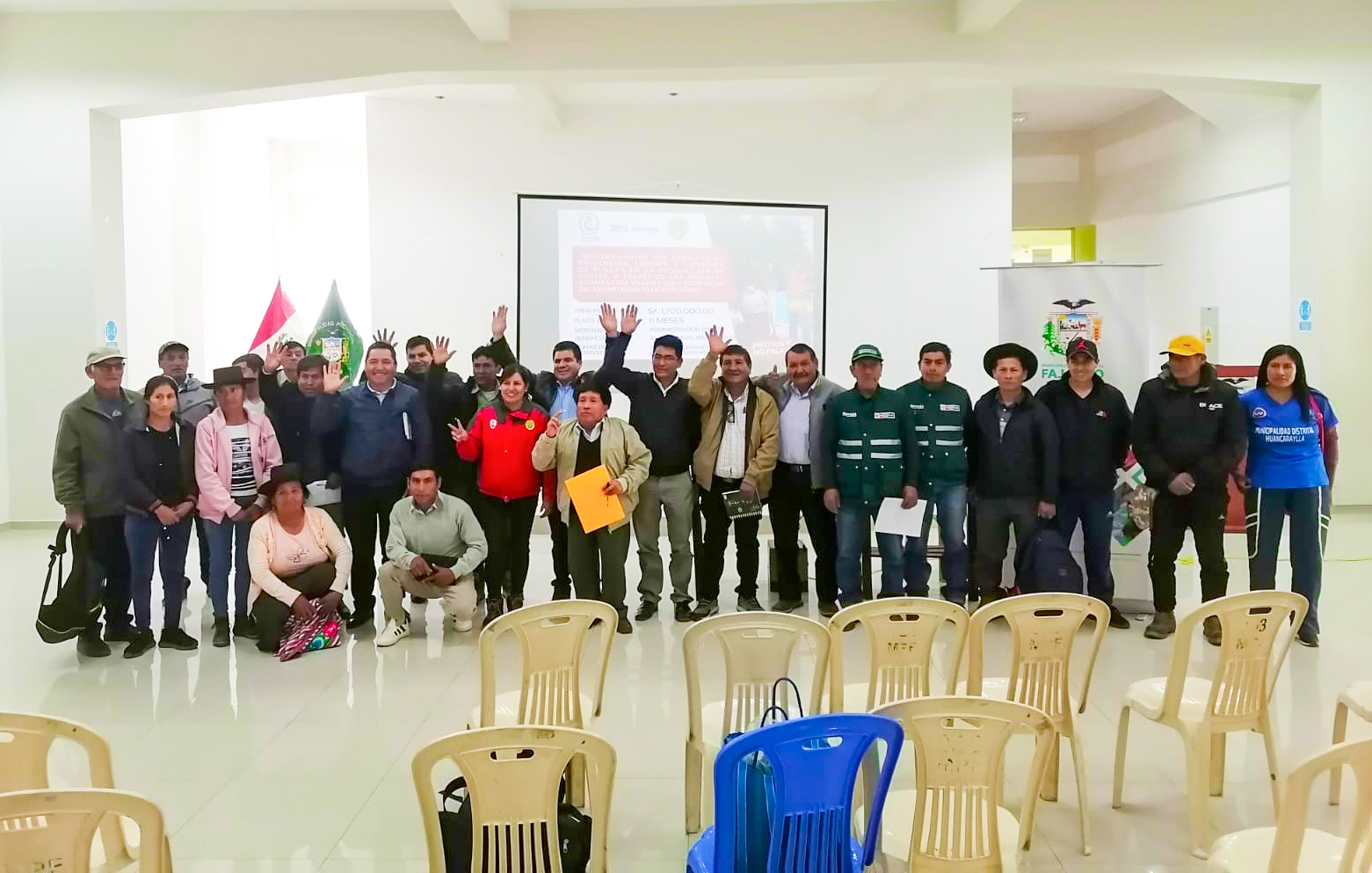 DRA Ayacucho amplió la intervención del proyecto Control de Plagas a Cangallo y Fajardo