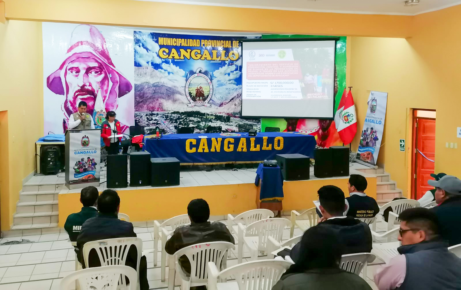 DRA Ayacucho amplió la intervención del proyecto Control de Plagas a Cangallo y Fajardo