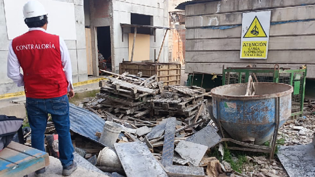 Contraloría evidencia deficiencias en construcción de hospital en Oxapampa 