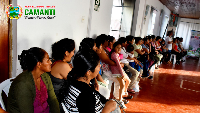 Con rotundo éxito se desarrolla la Escuela de Padres de Familia en la Municipalidad Distrital de Camanti