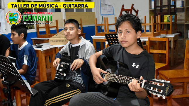 La Municipalidad de Camanti impulsa con éxito el Primer Taller de Música y Canto dirigido a jóvenes del distrito