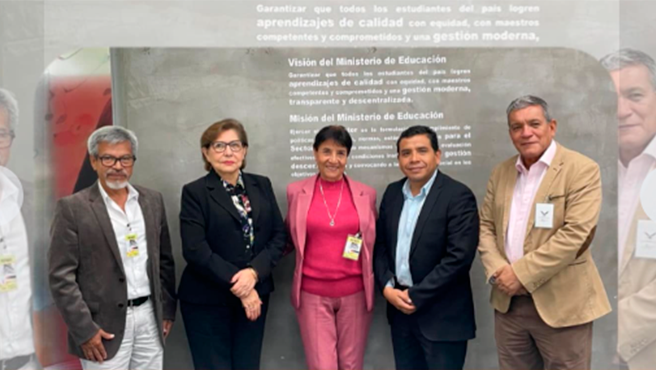 Alcalde de Sullana se reúne con viceministra de educación para impulsar licenciamiento del Instituto Victorino Elorz