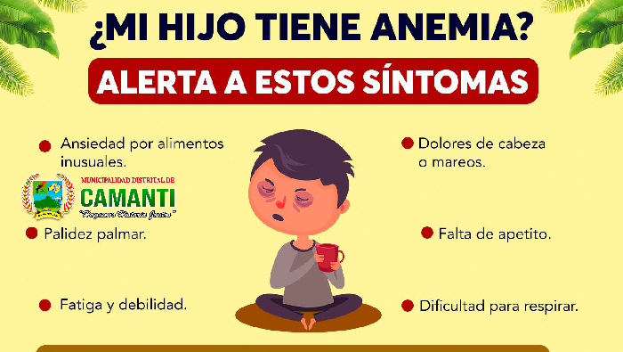 La Municipalidad Distrital de Camanti impulsa la concientización sobre los síntomas y prevención de la anemia