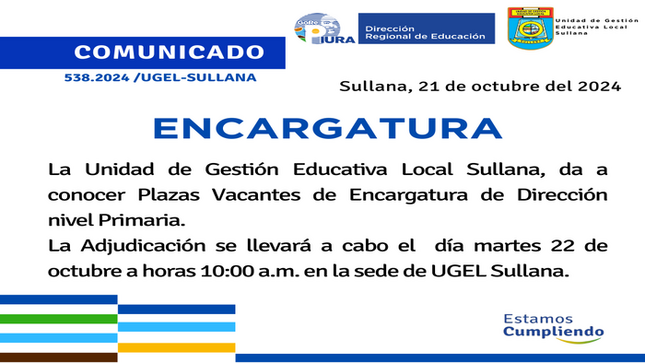 Comunicado 538-2024