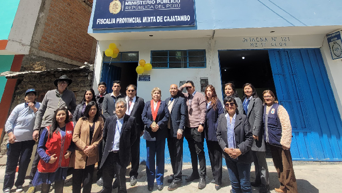 Huaura: Inauguran sede de Fiscalía Provincial Mixta de Cajatambo