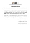 Vista preliminar de documento Comunicado N°002 del Concurso Público de Prácticas N° 027-2024-OSCE-LIMA