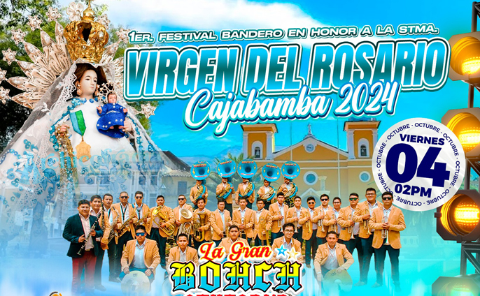 ¡1er festival bandero en honor a la santísima virgen del rosario!
