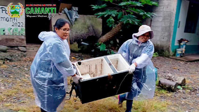 Exitosa Campaña de Recolección de Criaderos de Zancudo del Dengue en Camanti