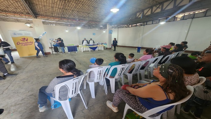 Asistentes durante el evento.