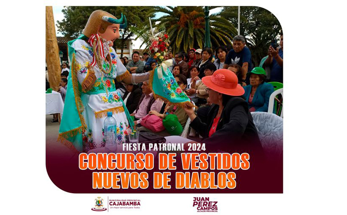 Bendición y concurso de vestidos de diablos en honor a Luz Amparo Alayo Vera de Arévalo