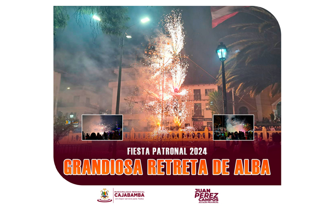 Deslumbrante retreta de alba en Cajabamba