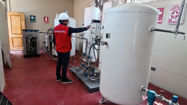 Planta de oxígeno de hospital de Lircay permanece inoperativa, informa Contraloría 