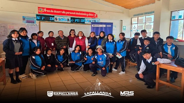 Sapallanga promueve la educación y prevención para adolecentes