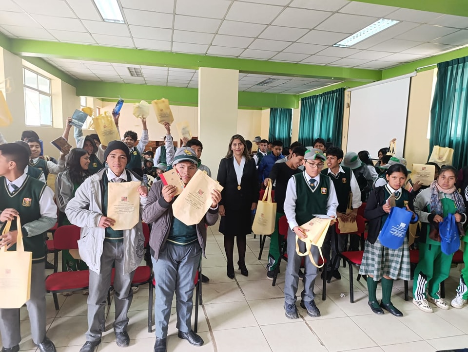 SNEJ Cusco realizó charlas de prevención en violencia familiar a estudiantes del Colegio Diego Quispe Tito