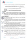 Vista preliminar de documento Ordenanza Municipal N°020-2024-MPH -CM