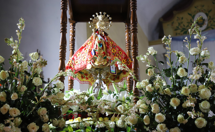 Solemne procesión de la venerada imagen de la santísima virgen del rosario