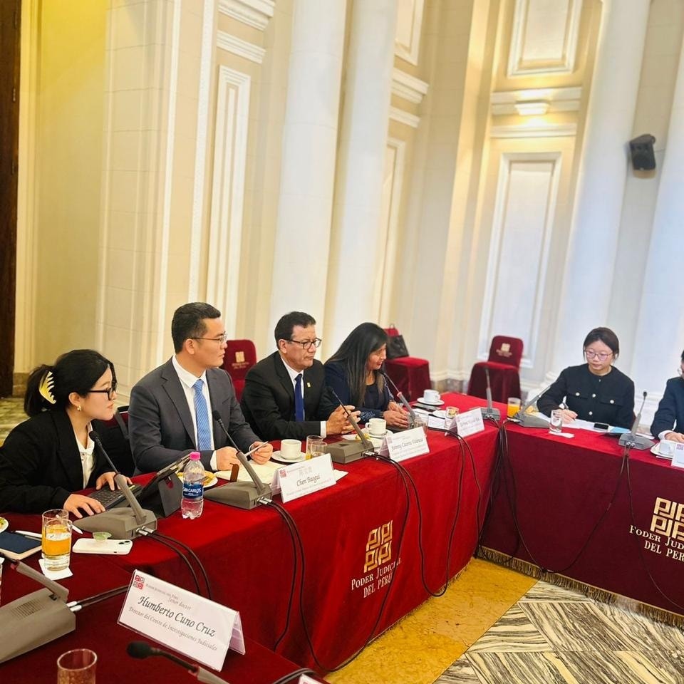 Corte de Cusco participó de la visita de la Alta Delegación del Tribunal Supremo de China