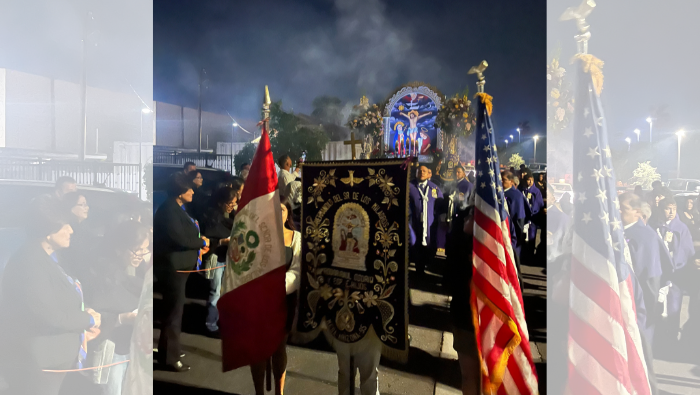 Arizona: comunidad peruana rinde homenaje al Cristo Moreno en Mesa