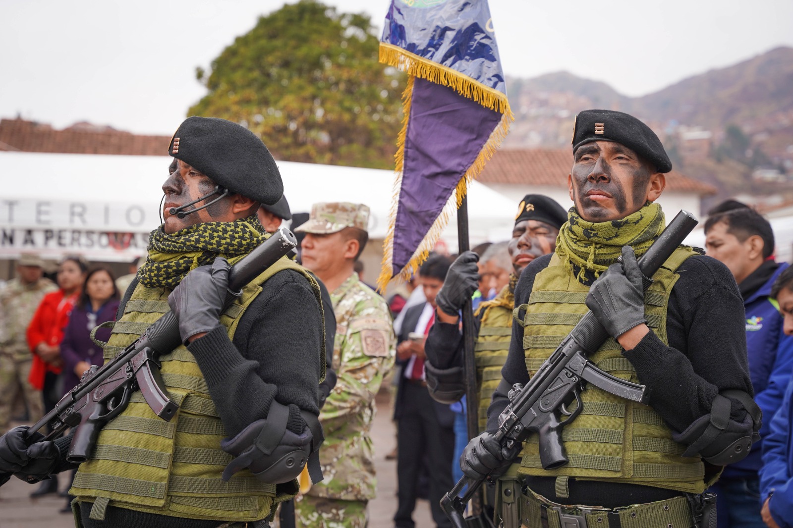 Corte Superior de Justicia de Cusco participa en la Campaña Cívica Multisectorial de Santiago