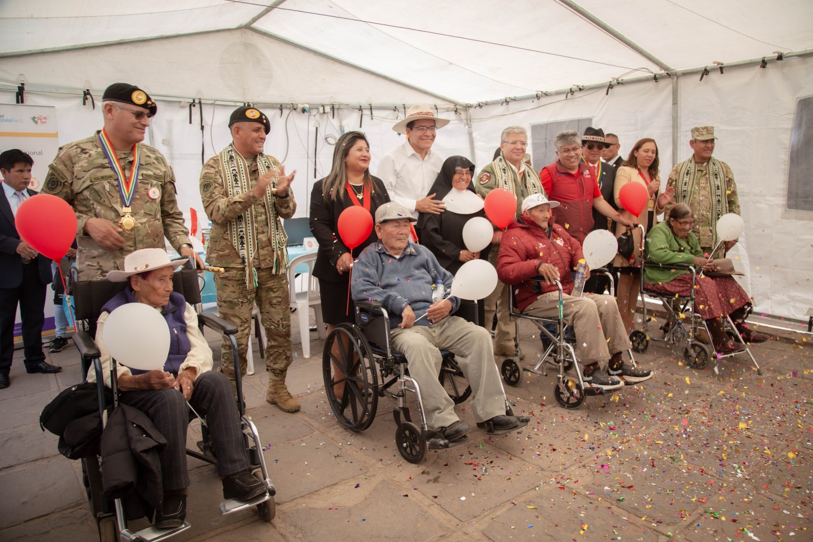 Presidenta de la Corte de Cusco participó en la ceremonia central en la Campaña Cívica Multisectorial organizada por el CCFFAA