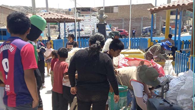 Recolectan 1 tonelada de reciclaje en ECO TRUEQUE DE LA ISLILLA