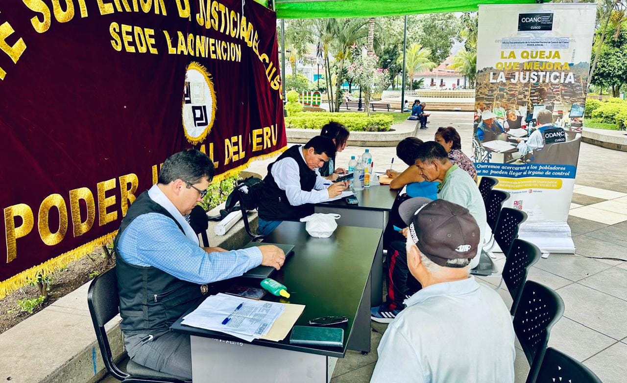 ODANC Cusco se trasladó a la provincia convenciana para recepcionar quejas y denuncias de ciudadanos