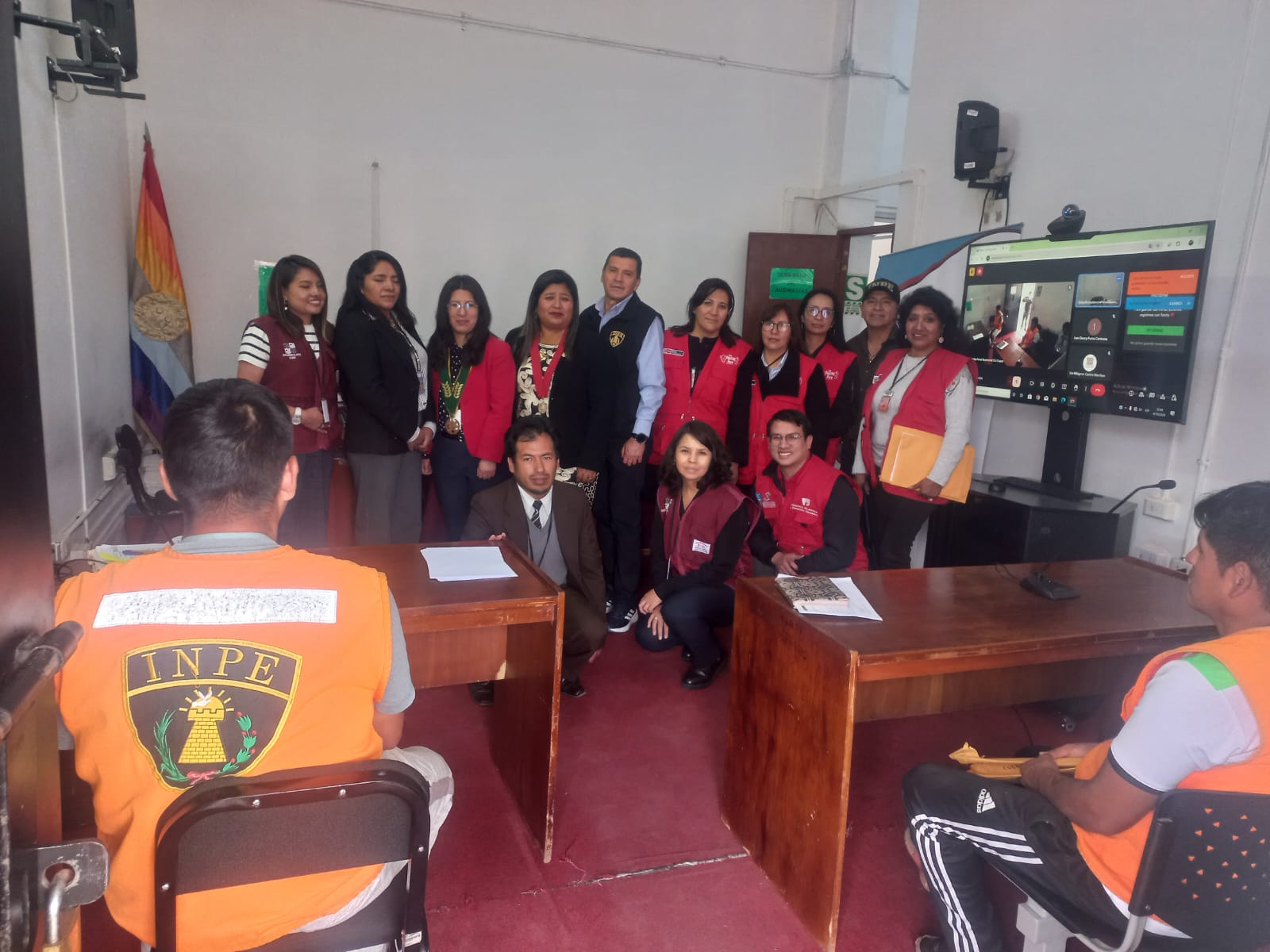 Comisión Distrital de Implementación del Código Procesal Penal, realizó Campaña de Información a internos del Penal de Qenqoro