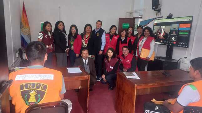 Comisión Distrital de Implementación del Código Procesal Penal, realizó Campaña de Información a internos del Penal de Qenqoro