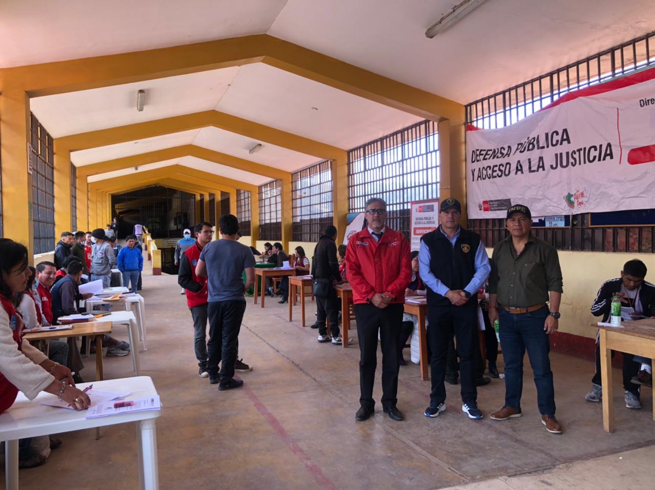 Comisión Distrital de Implementación del Código Procesal Penal, realizó Campaña de Información a internos del Penal de Qenqoro
