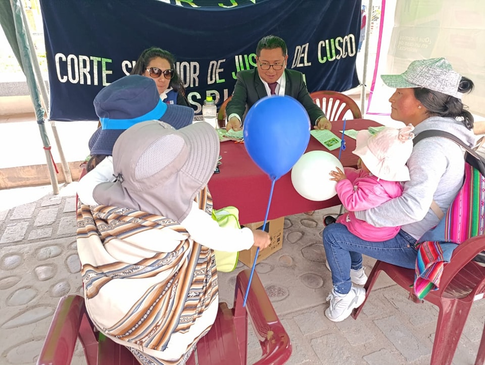 SNEJ Quispicanchi participó en la "Primera Feria Informativa Huaro 2024"