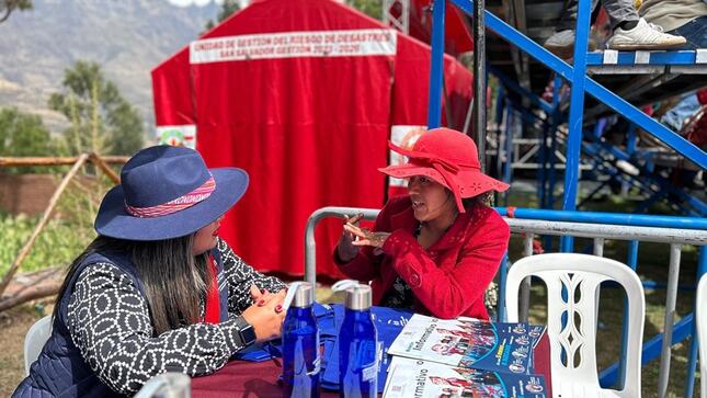 Corte de Cusco participa en jornada de atención itinerante en la comunidad de Huallhua - San Salvador